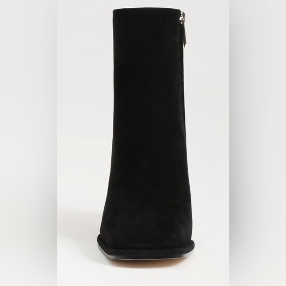 Sam Edelman IRIE SQUARE TOE ANKLE BOOTIE 9M NWT Black Suede - Picture 4 of 6